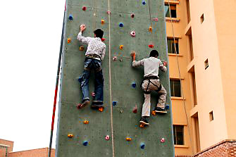 wall climbing